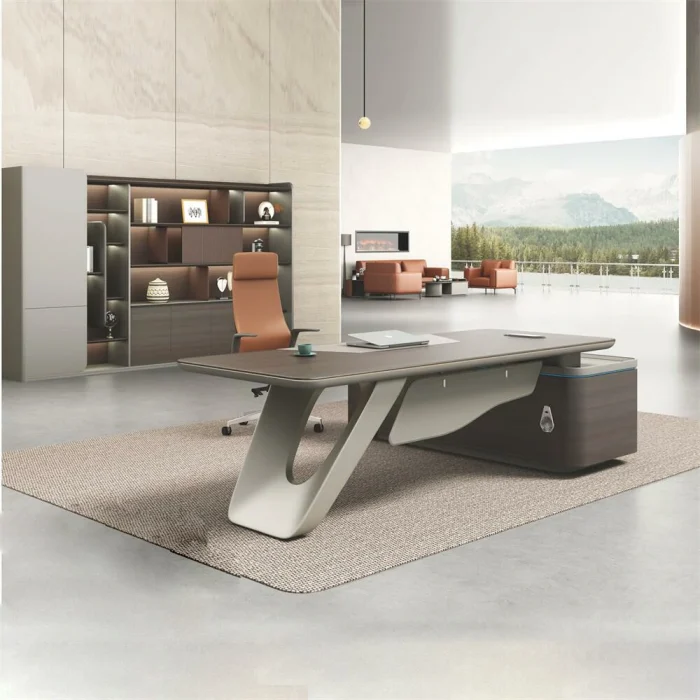 Luxury boss desk, president desk, general manager desk